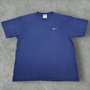 Vintage 90s Nike Embroidered Chest Swoosh White Tag T-Shirt Made in USA - Large